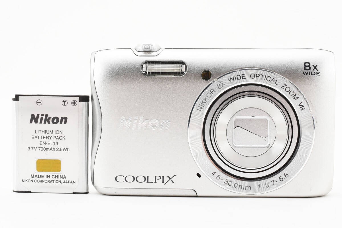 Nikon デジタルカメラ COOLPIX S3700 シルバー 光学8倍ズーム 2005万