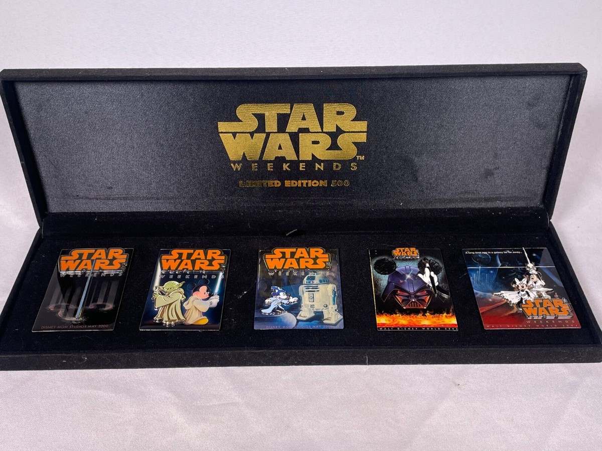 Disney Star Wars Weekends Limited Edition 500 Jumbo Pin Set | eBay