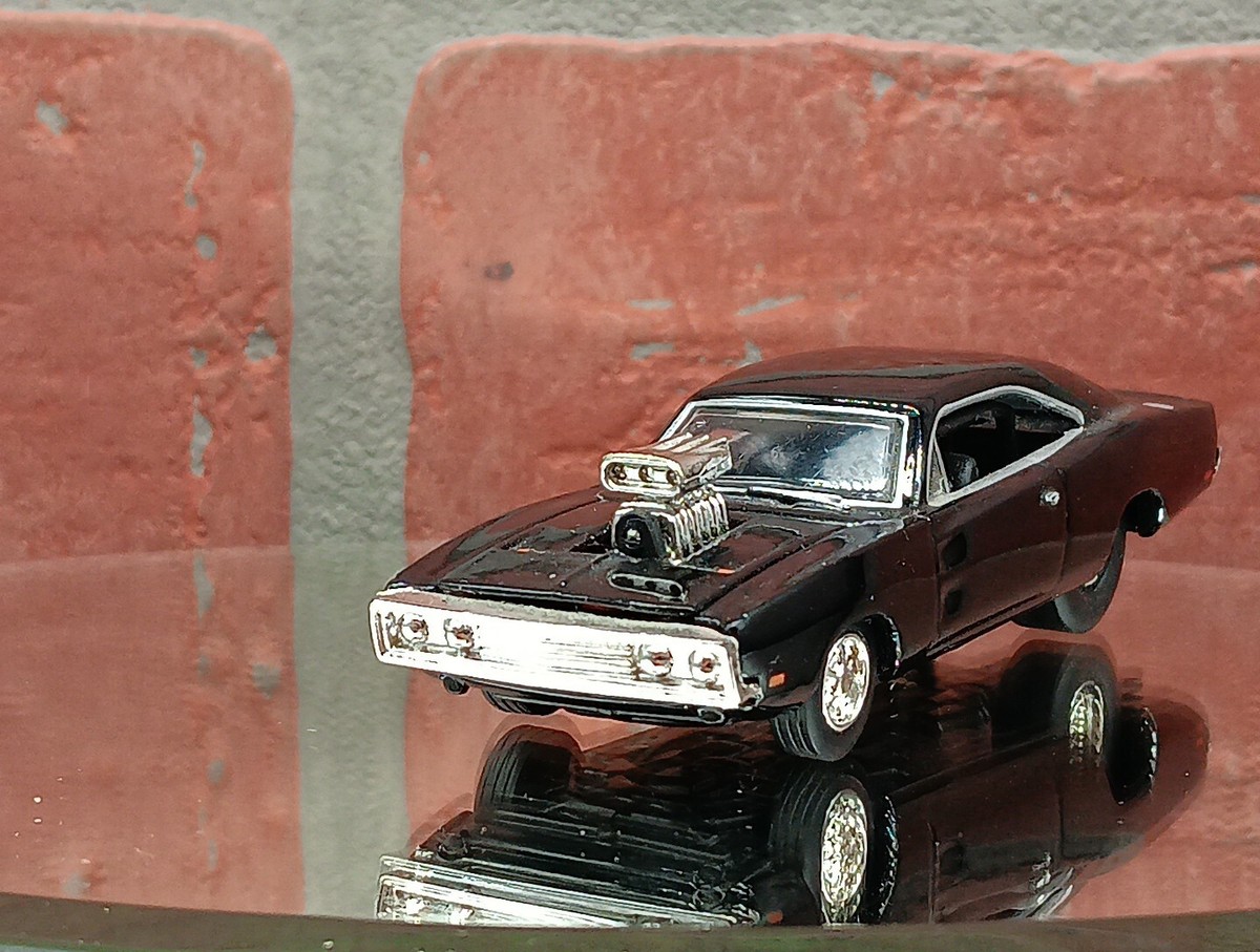 2002 Racing Champions '70 Dodge Charger Black Fast & Furious 1/64