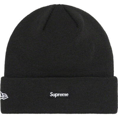 New Era Supreme® S Logo Beanie (FW22) - Black | eBay
