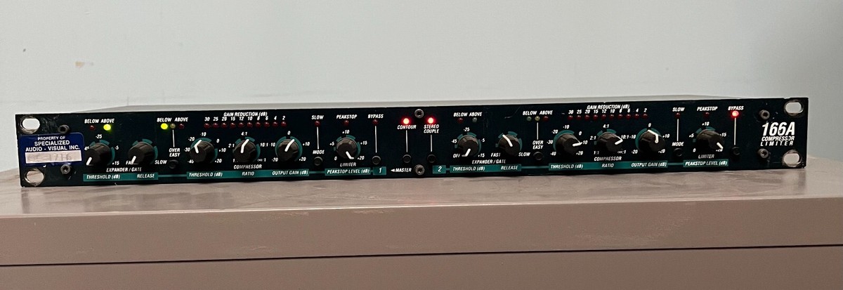 DBX 166A Compressor/ Limiter- Rack mount- Excellent | eBay