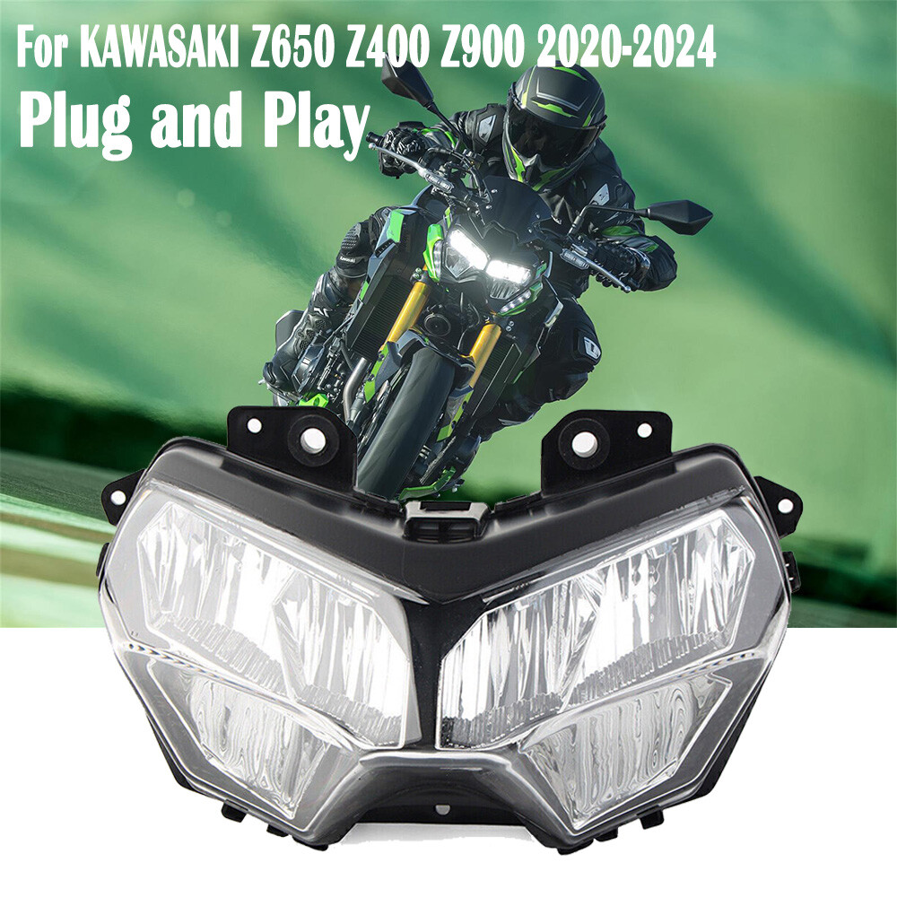 For KAWASAKI Z650 Z400 Z900 2020-2024 LED Headlight High Low Beam
