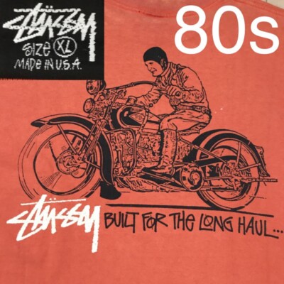 Harley Stussy 80s Vintage T-shirt No Register Mark Old Model XL | eBay