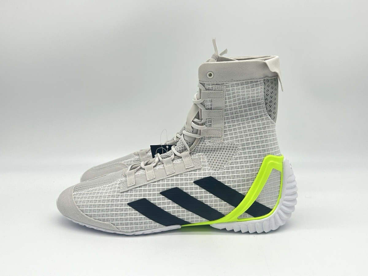 Adidas Speedex 23 Men's Size 8.5 Grey Lucid Lemon Boxing Shoes