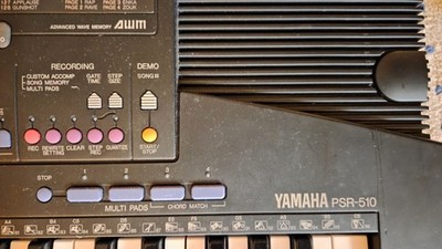 Yamaha PSR-510 61-Key MIDI Portable Keyboard Synthesizer - Black