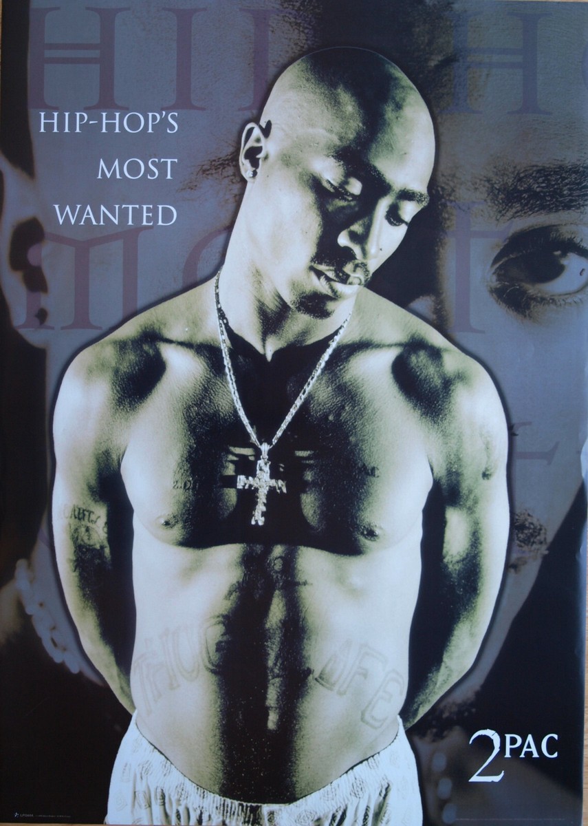 Poster 2pac Tupac Shakur Nr. 3 Format 64 x 90 cm Original von 1996