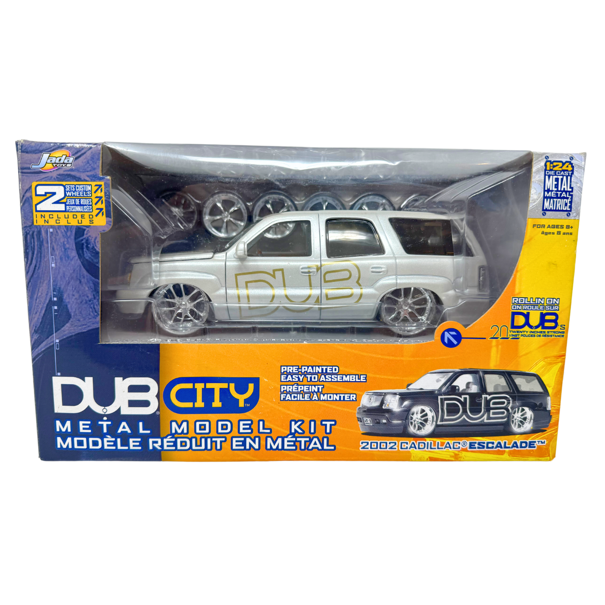 Jada Dub City 2002 Cadillac Escalade Metal Model Kit 1:24 Diecast