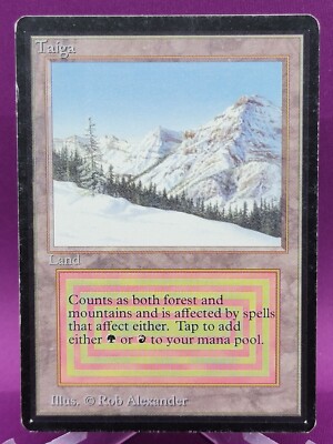 shopsクーポン配布中)MTG Taiga Magic The Gathering Taiga - Revised