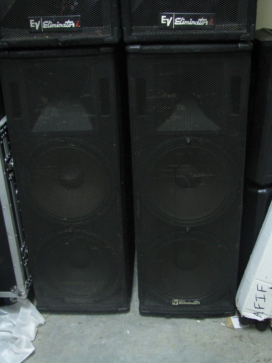 Used - EV Eliminator I Speakers x4 - TWO tops & TWO Bottoms | eBay