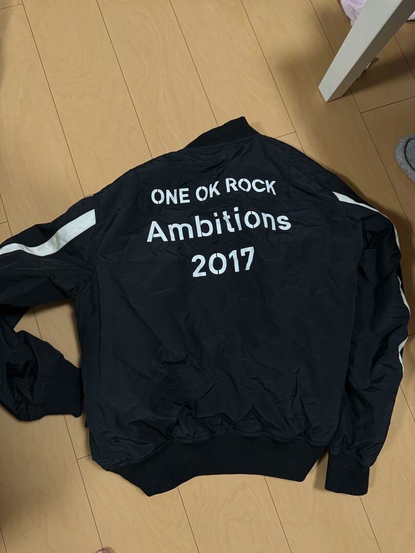 ひ*様 ONE OK ROCK Ambitions MA-1 2017 ワンオク ワンオク ONE OK