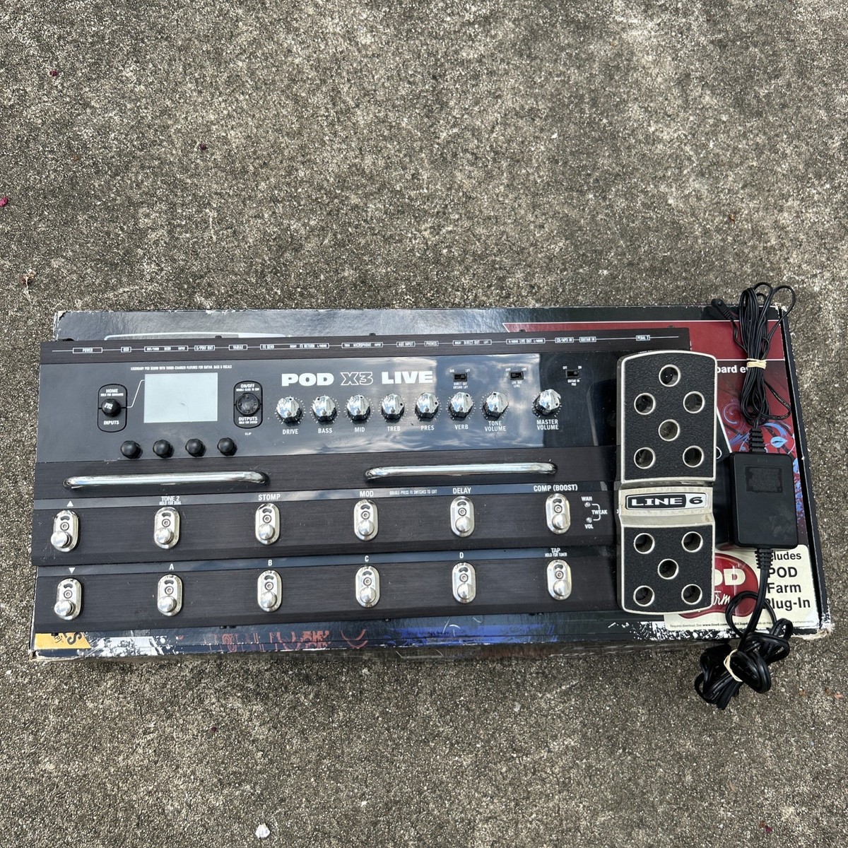 LINE6 POD X3 LIVE マルチエフェクター ギターマルチエフェクターLINE6