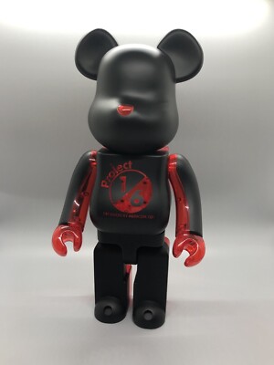 RARE 2013 Bearbrick Project 1/6 Limited Black/Clear Red 400
