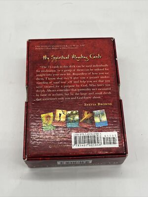 Sylvia Browne My Spiritual Reading Cards 74- Card Deck (73 Cards