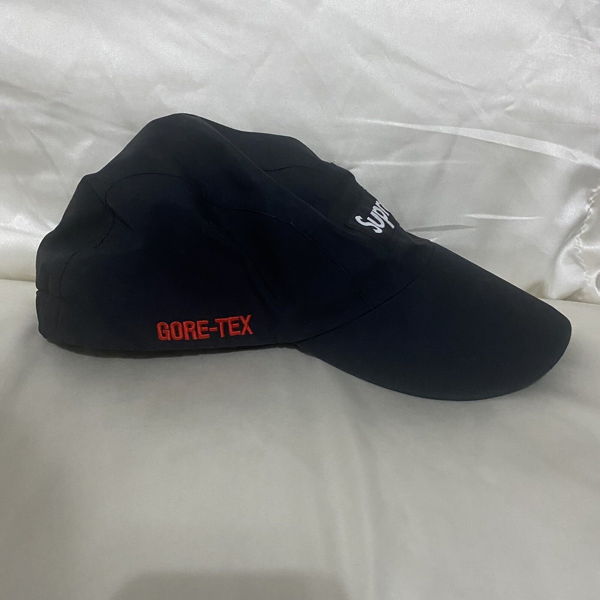 Men's Supreme Black Long Bill Gore-tex Camp Cap Medium/Large | eBay