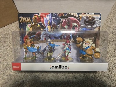 4 Champions Amiibo Set Urbosa/Revali/Mipha/Daruk - Zelda Breath of