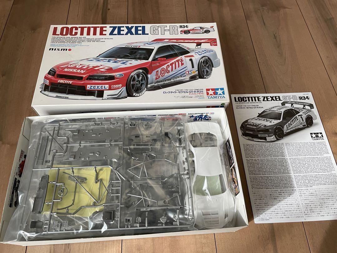 Rare Kit Tamiya 1/24 Nissan Skyline Loctite Zexel GT-R R34 2001