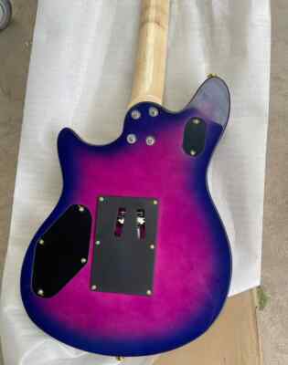 Best-selling Purple Electric Guitar with Quilted Maple Top,Golden