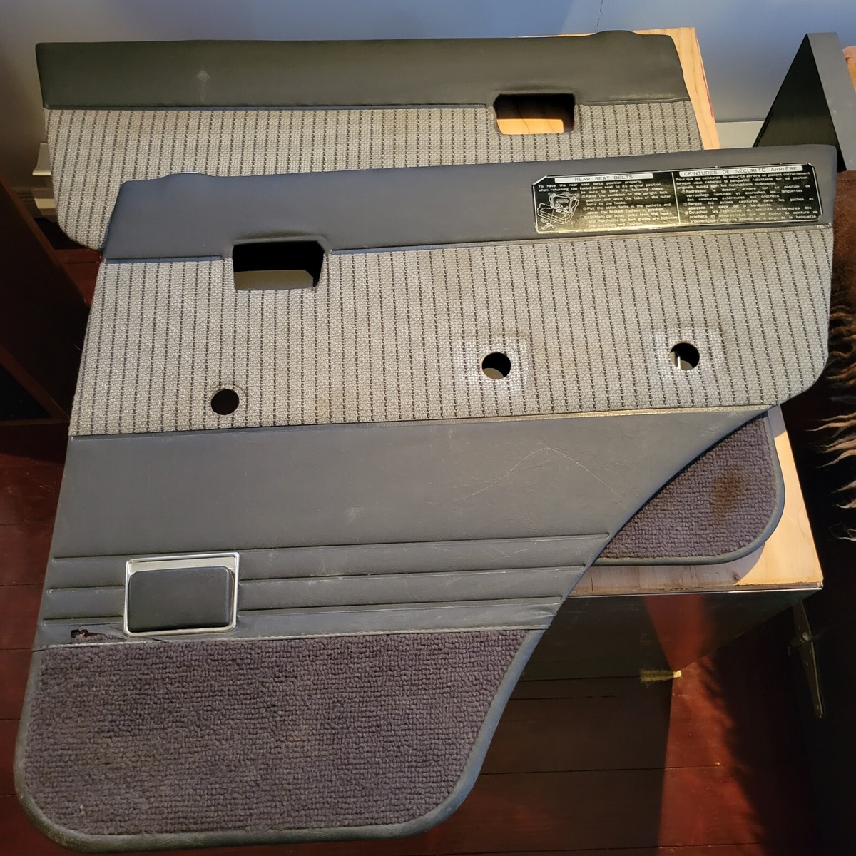 80-87 Toyota HJ62 Land Cruiser OEM 60 Series Rear Door Card Panel