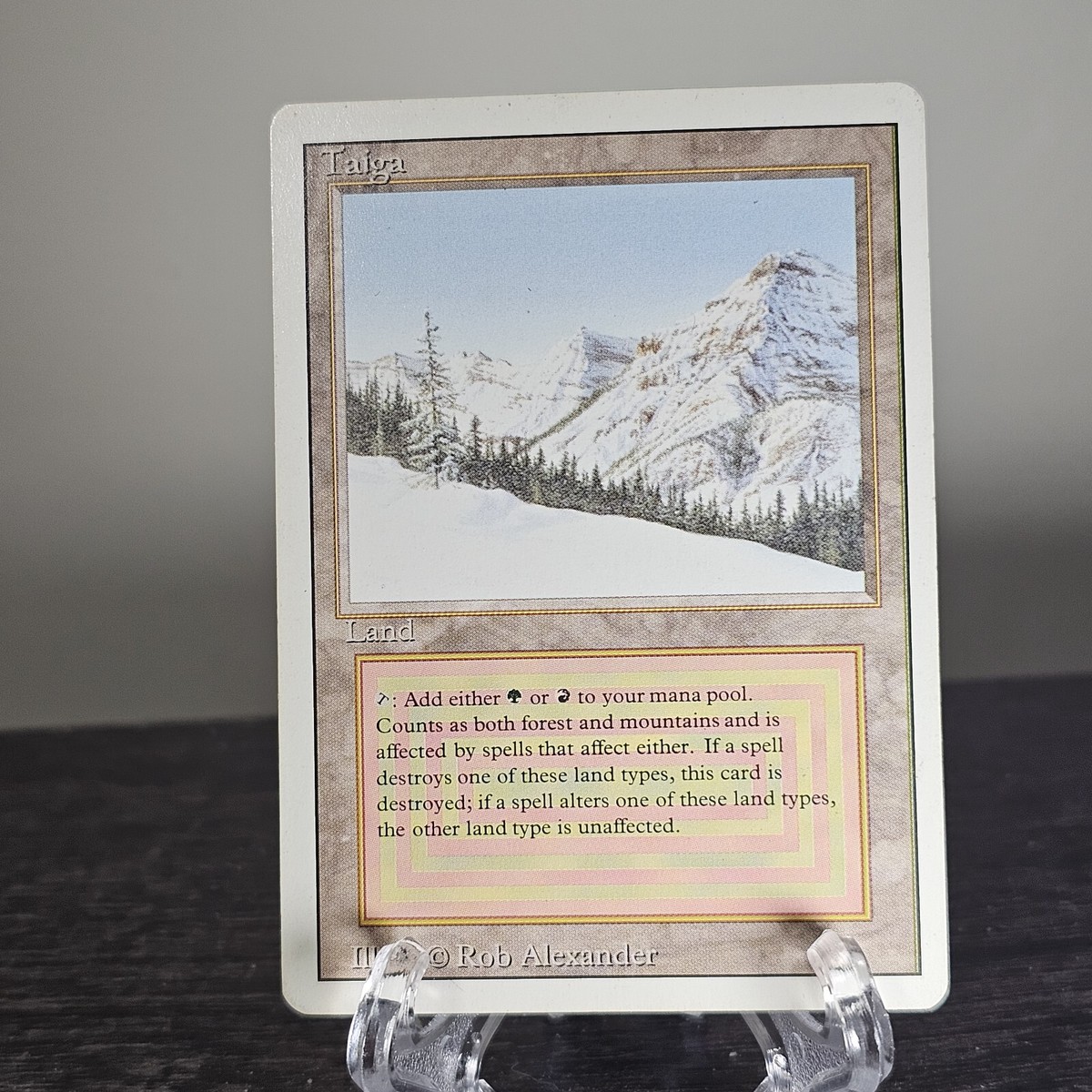 MTG Taiga Revised Edition Regular Rare | eBay