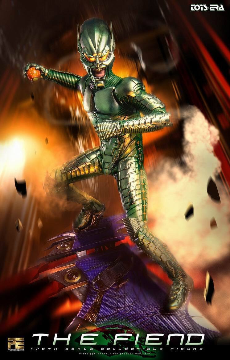 New TOYS ERA PE007 1/6 The Fiend Spider-man Green Goblin 12