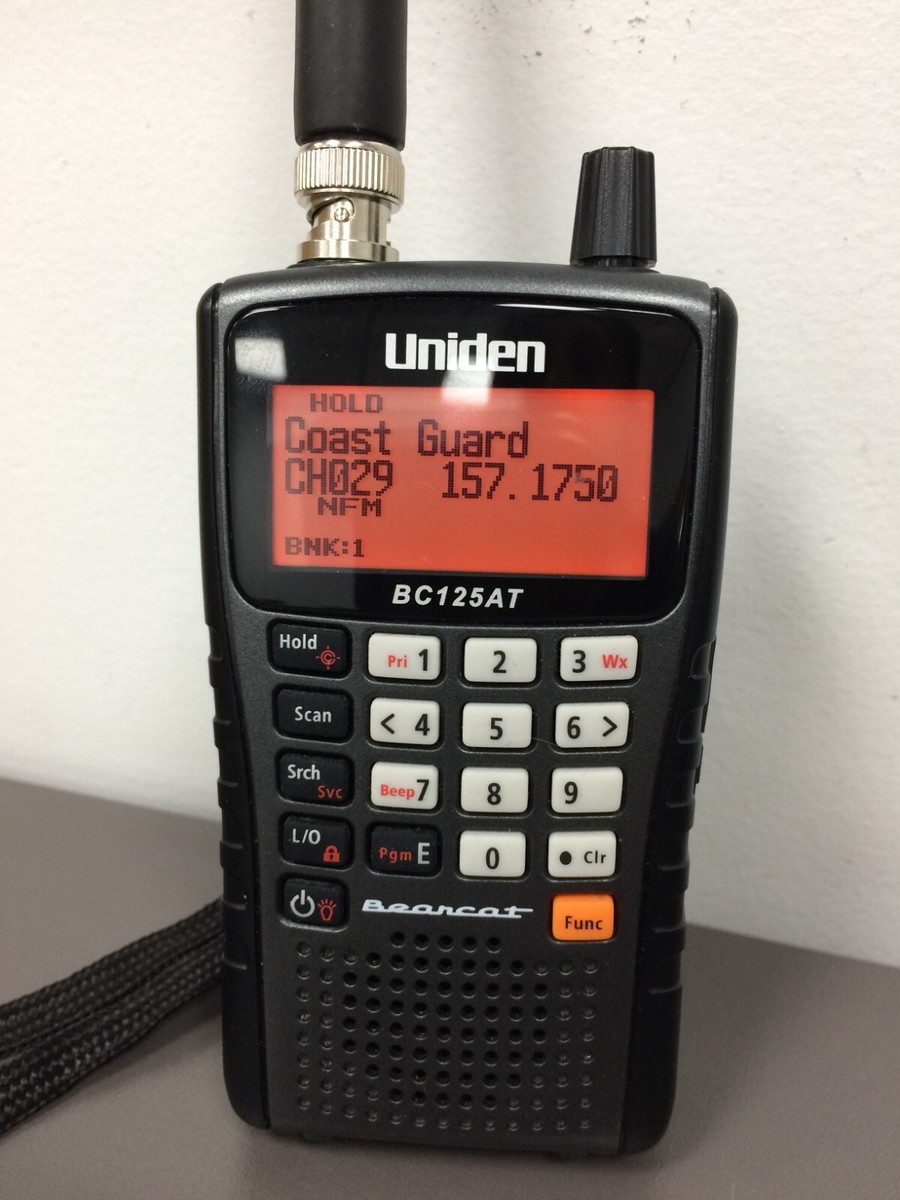 Uniden BC125AT, Handheld Analog Scanner, Antenna, USB, Belt Clip