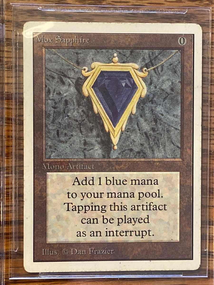 マジック：ザ・ギャザリング mtg Mox Sapphire Mox Sapphire · Vintage