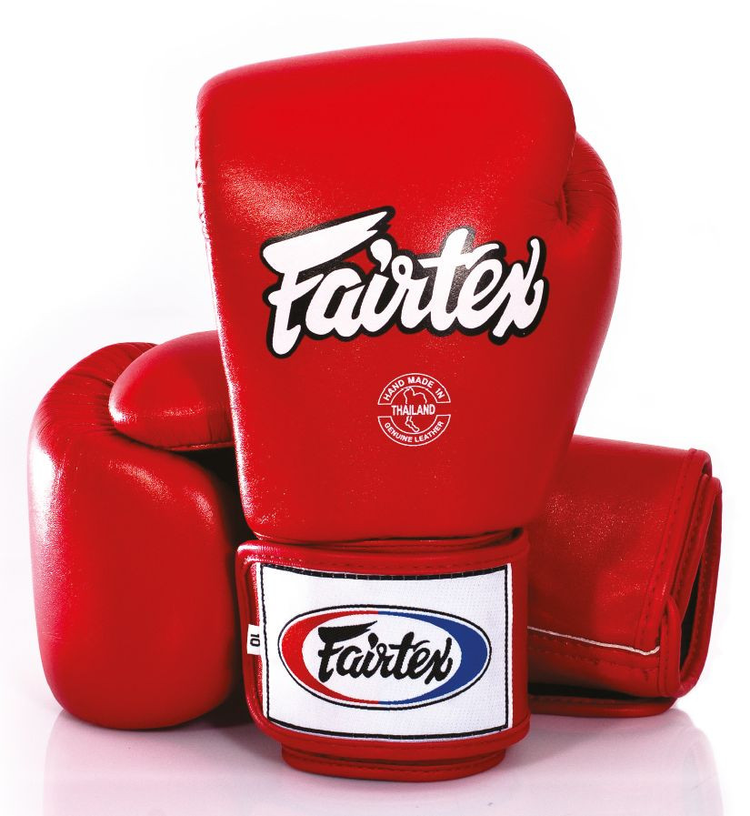 FAIRTEX MUAY THAI KICK BOXING GLOVES RED COLOR BGV1 TIGHT FIT