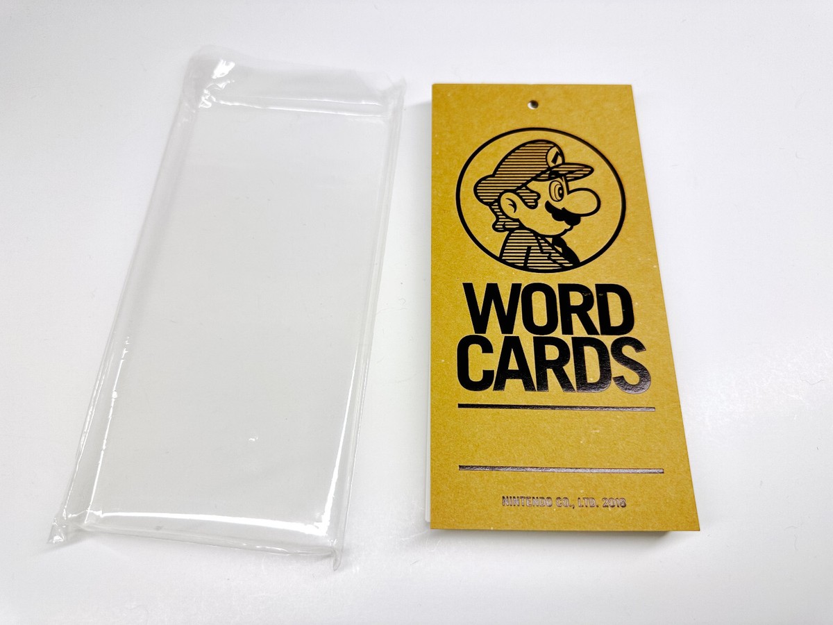 任天堂Word cards 非売品2018 任天堂Word cards 非売品2018 Nintendo
