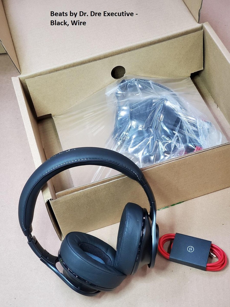 Beats Executive WIRED (no bluetooth) Headphone - Black (Re-newed