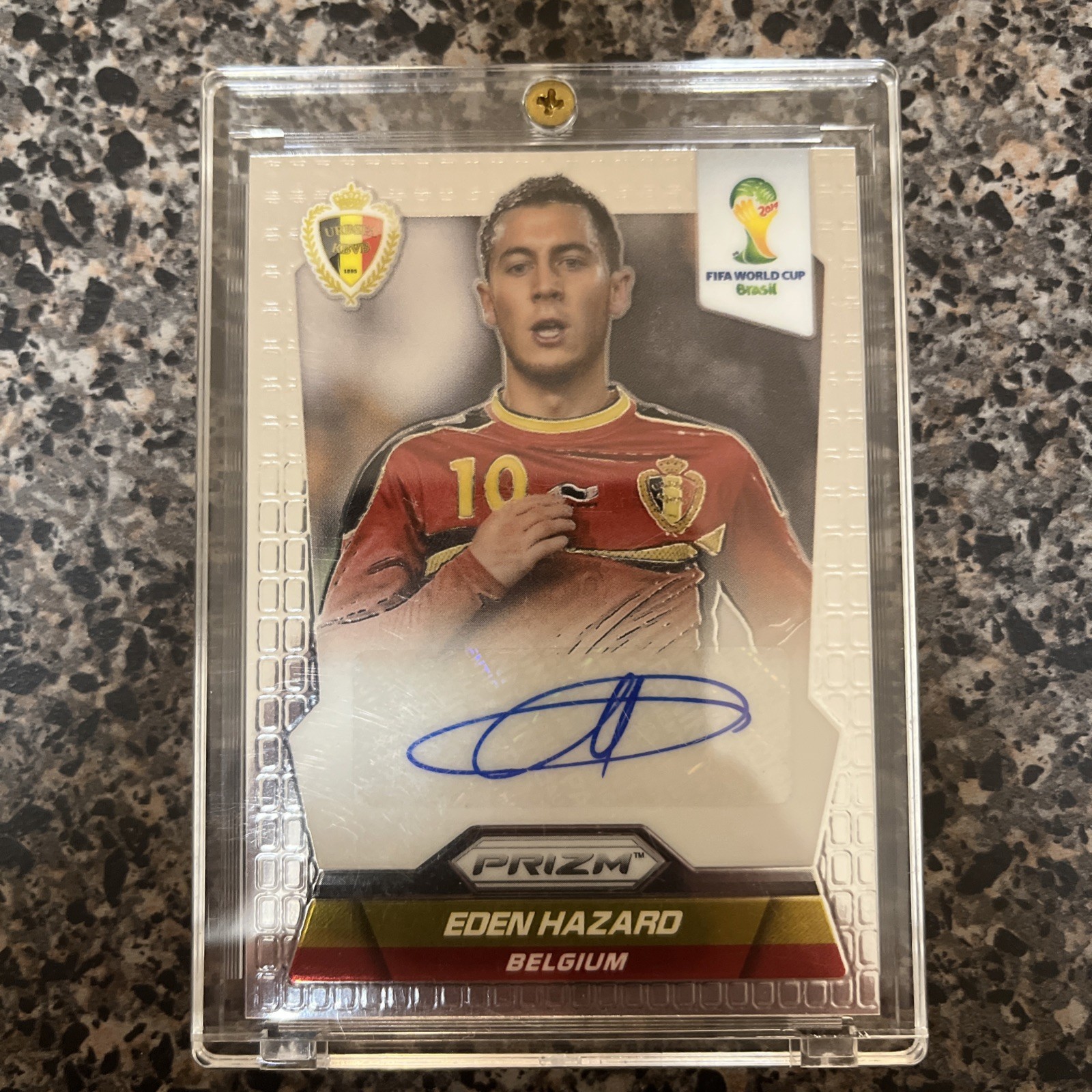 アザール Eden Hazard Prizm auto サイン アザール Eden Hazard Prizm