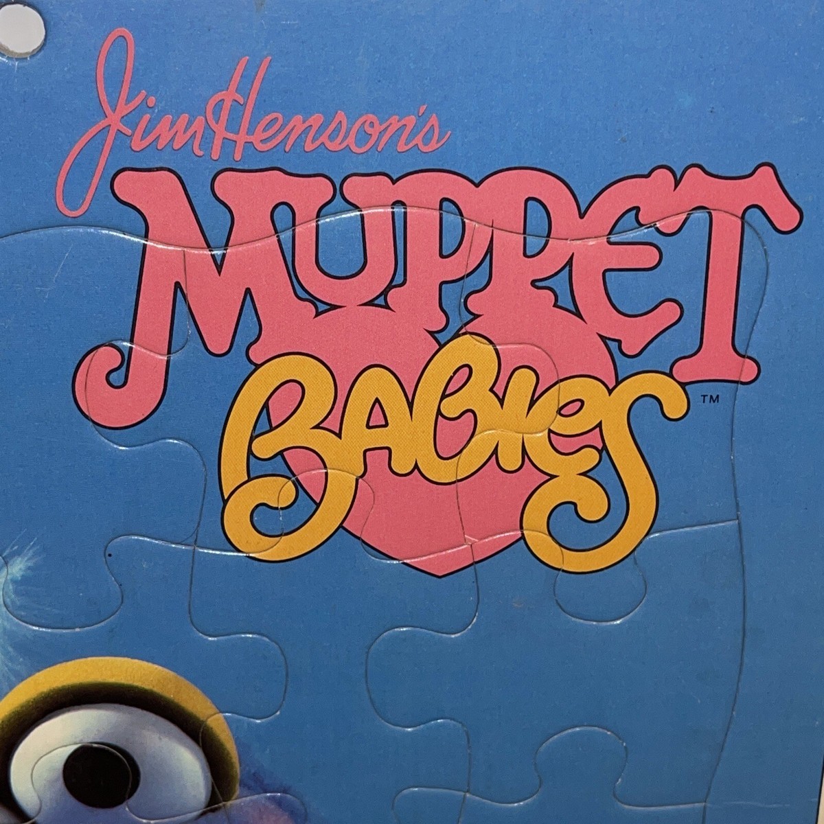 1984 Vintage Jim Henson's Muppet Babies 25 Piece Puzzle Gonzo Ages