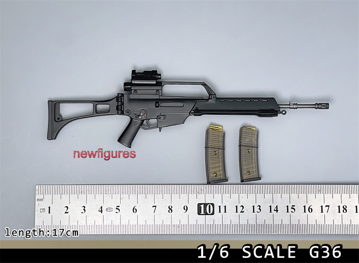 1:6 WWII G36 Gun Rifle Weapon Model Fit 12inch Male HT Soldier