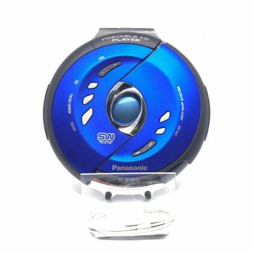 Panasonic Shockwave Portable CD Player with D Sound - Blue (SL