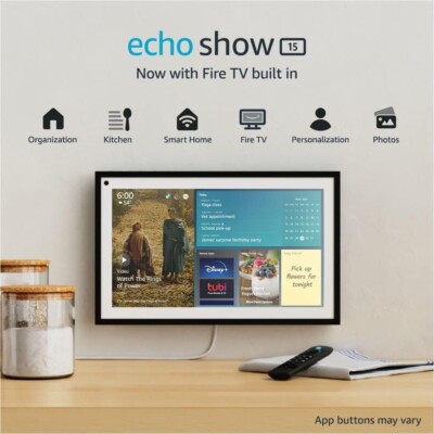 ジャンク amazon echo show 15 Gen.1 Echo Show 15 | Built-in Fire TV