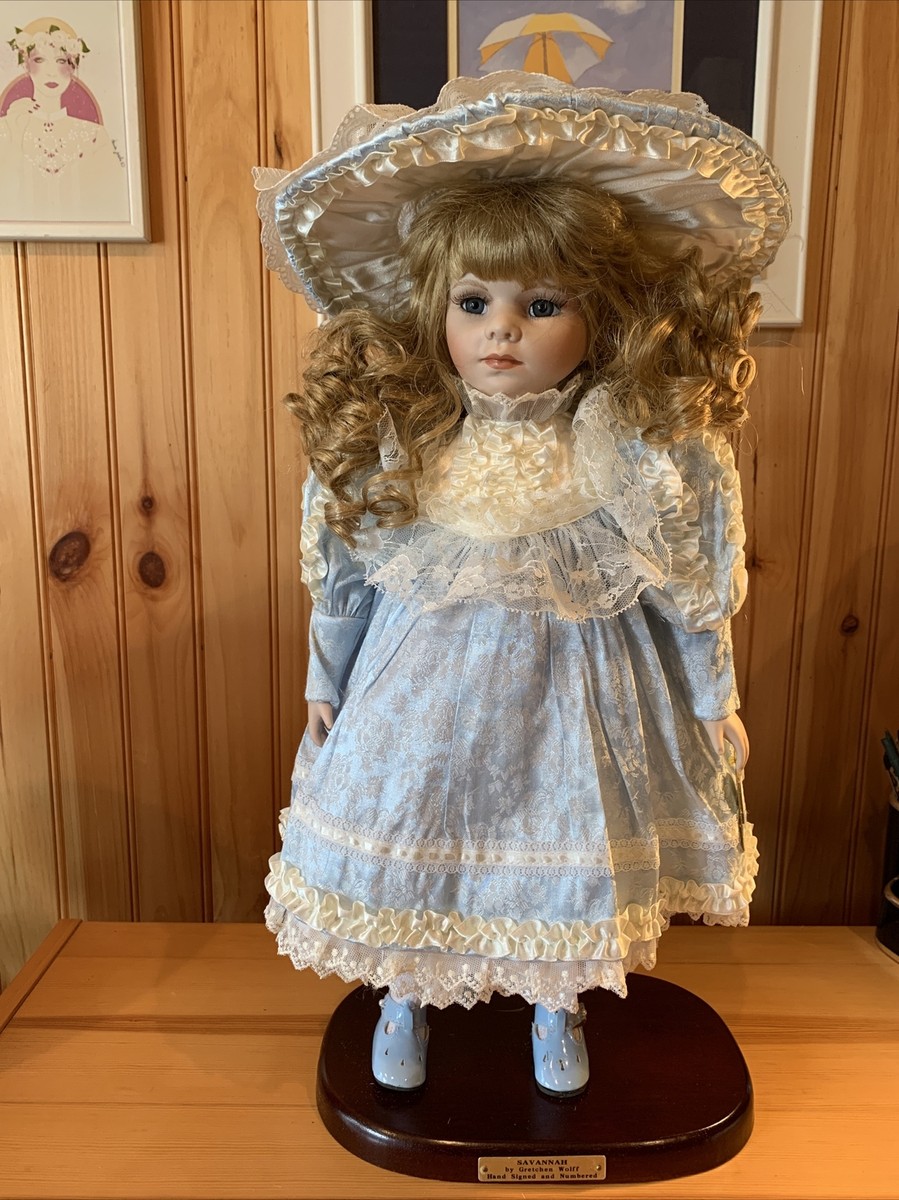 Wimbleton Collection Lexington Hall Porcelain Savannah Doll w/ Box