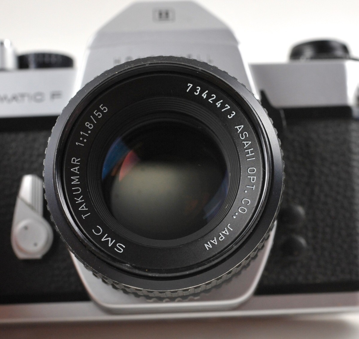 Asahi Pentax Spotmatic F Chrome 35mm Film SLR /w SMC Takumar 55mm