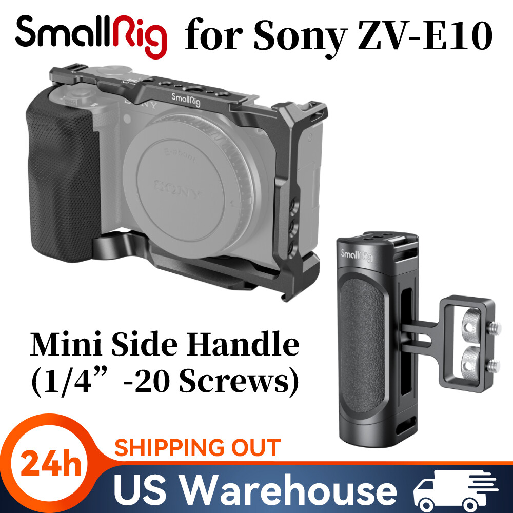 SmallRig ZV-E10 Cage with Grip + Mini Side Handle for Sony ZV-E10