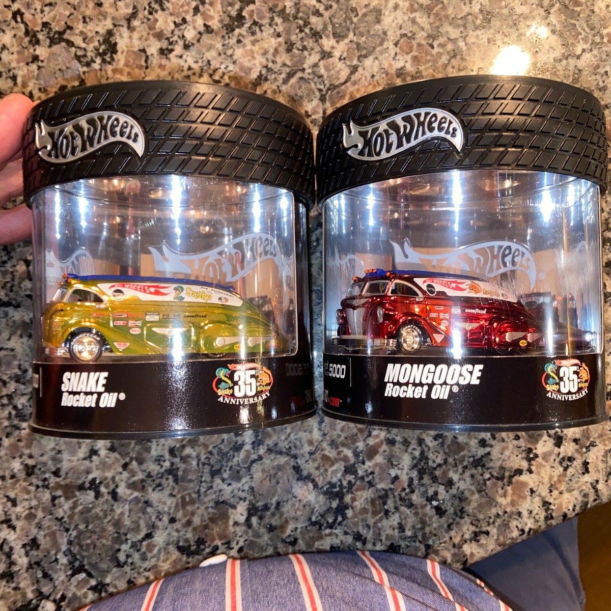 Hotwheels rocket oil snake and mongoose custom car show pair-FREE