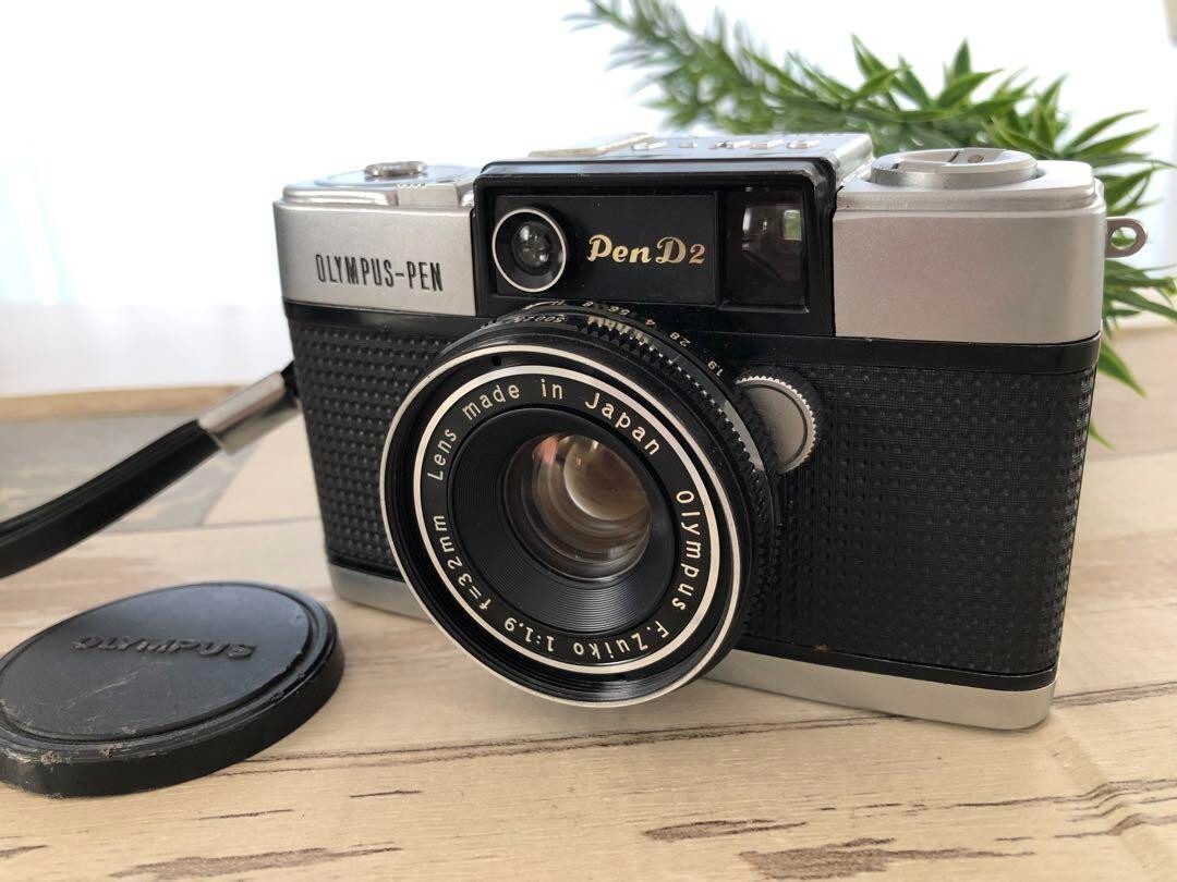 OLYMPUS PEN D2 Half Frame Camera Classic 35mm Rangefinder JAPAN