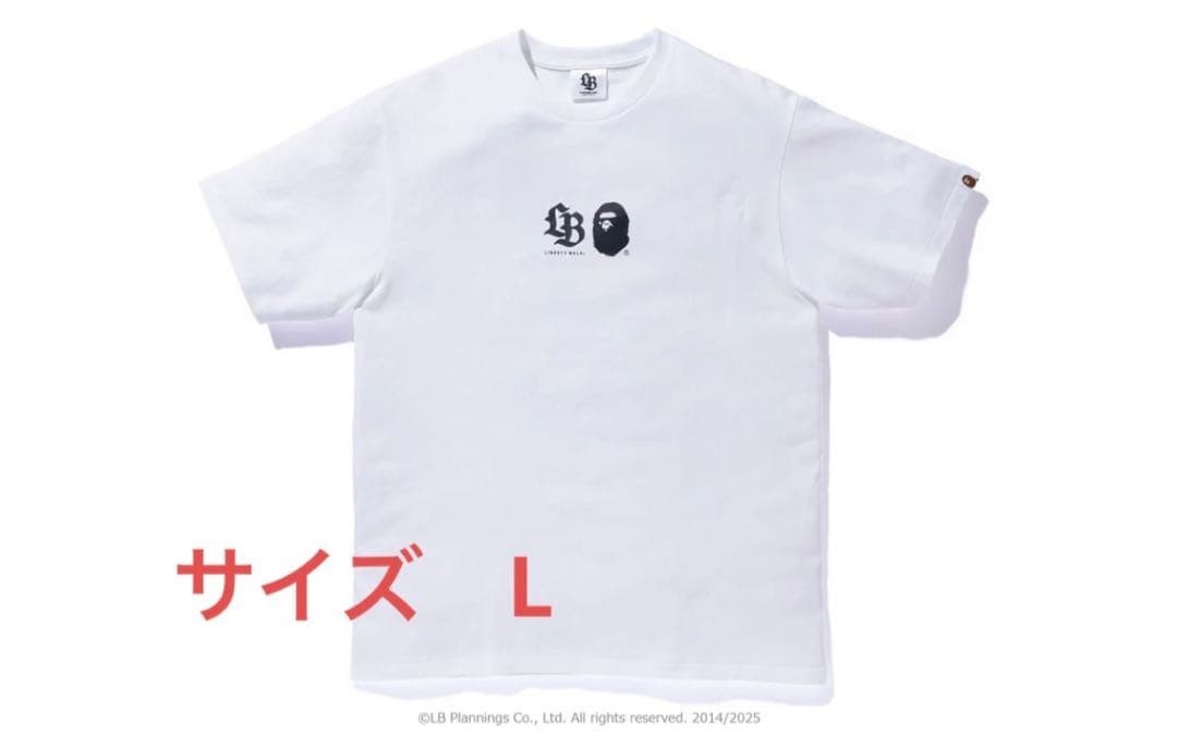 Bape Liberty Walk LBWK tokyo auto salon Tee large L Tshirt White