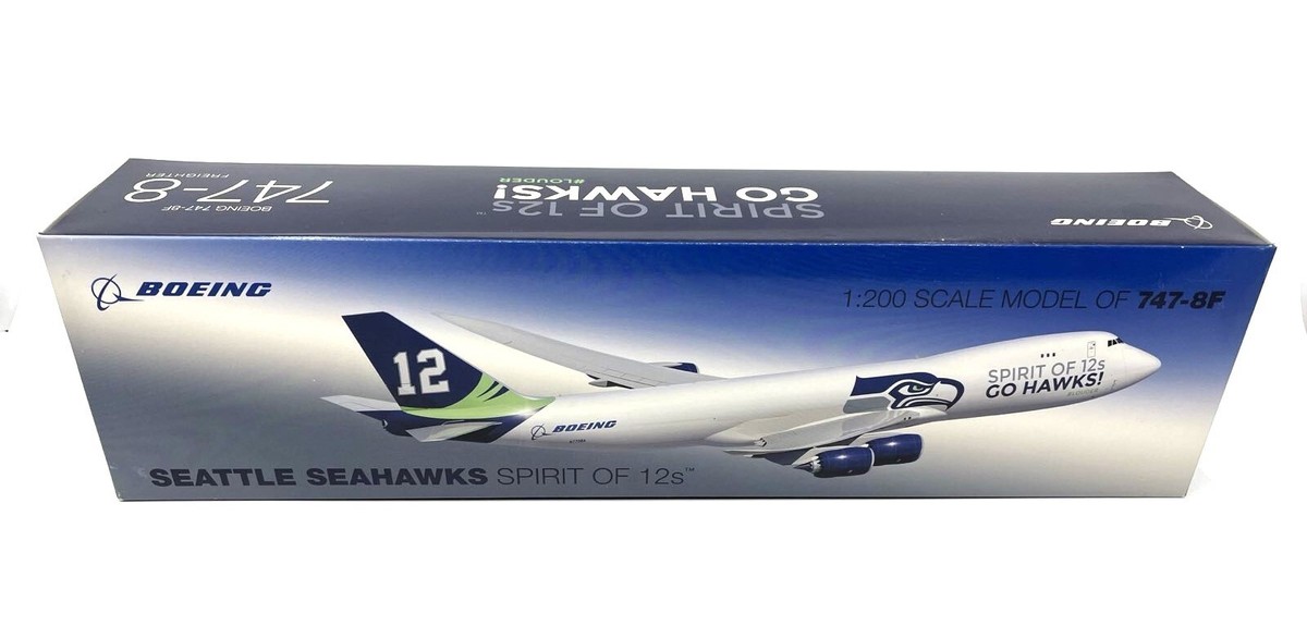 BOEING 747-8F ハウス SEATTLE SEAHAWKS 1:400 BOEING 747-8F ハウス