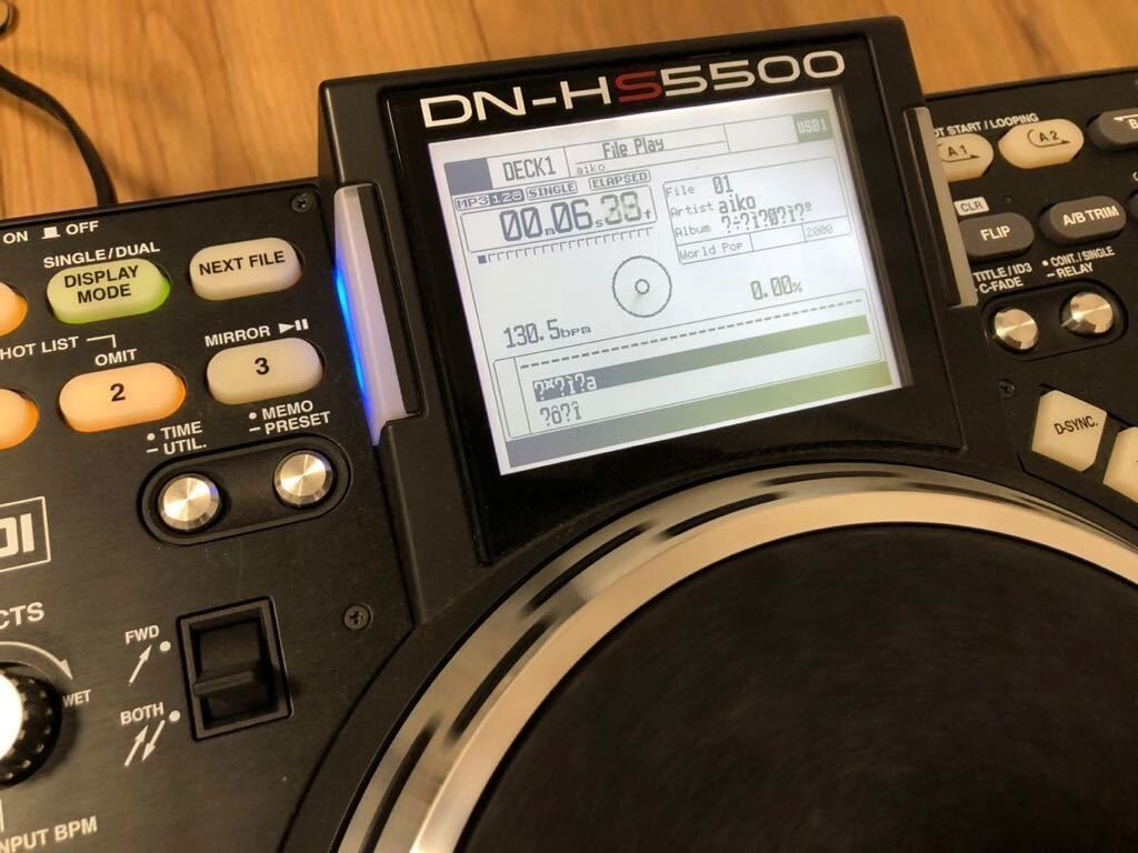 極美品】 DENON 歴史的名機 DN-HS5500 データファイルDJ 【公式通販】