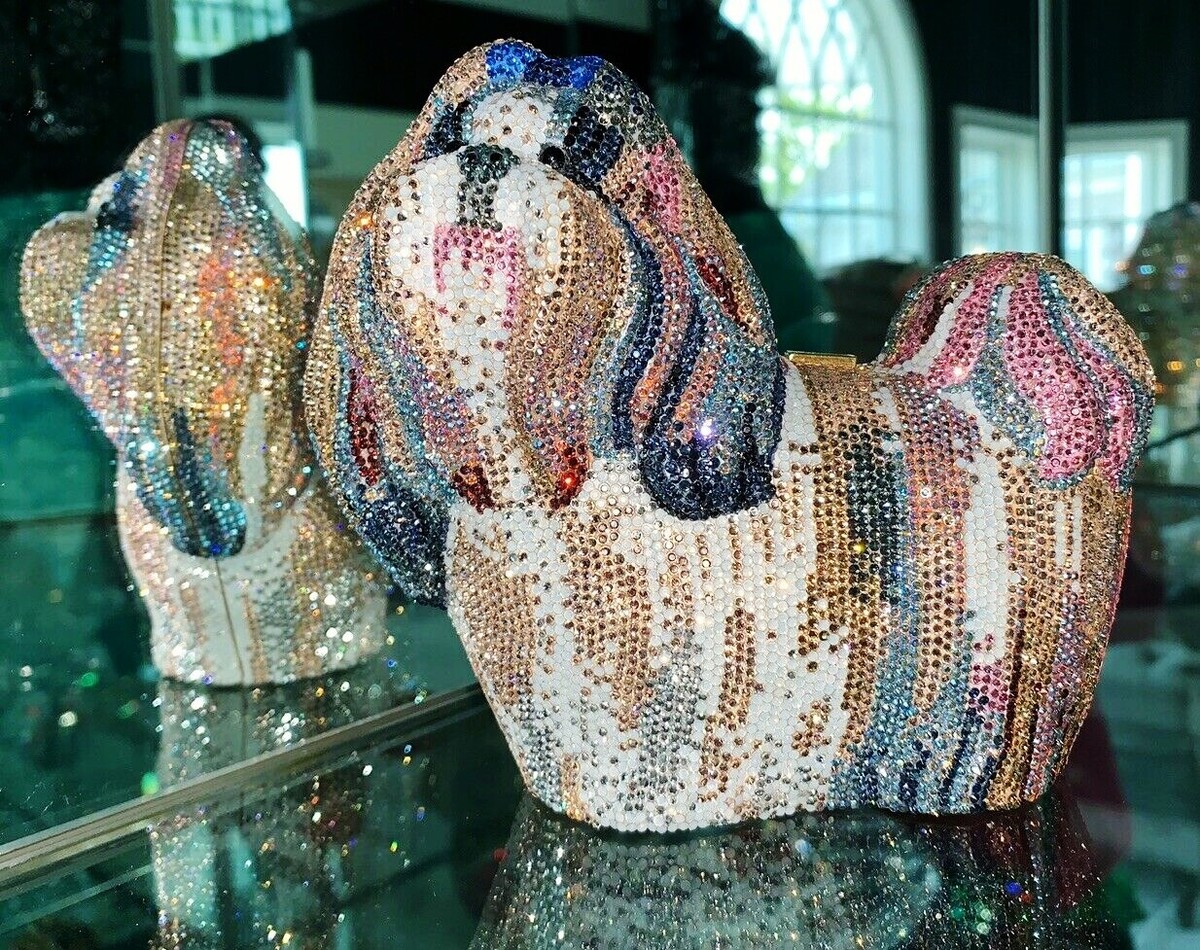 Judith Leiber Couture Shih Tzu Yorkie Maltese Lhasa Apso Dog