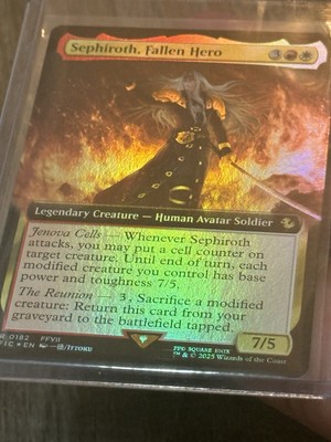 堕ちた英雄、セフィロス フランス語版 拡張foil 堕ちた英雄セフィロス