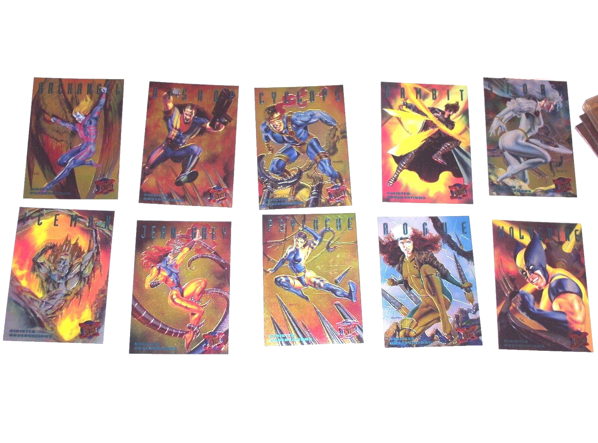 1995 FLEER ULTRA X-MEN SINISTER OBSERVATIONS COMPLETE INSERT 10
