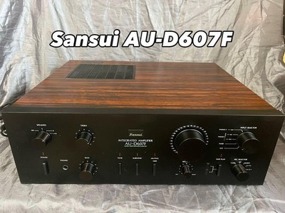 Sansui AU-D607F Extra Amplifiers Brown Integrated DC Amplifier As