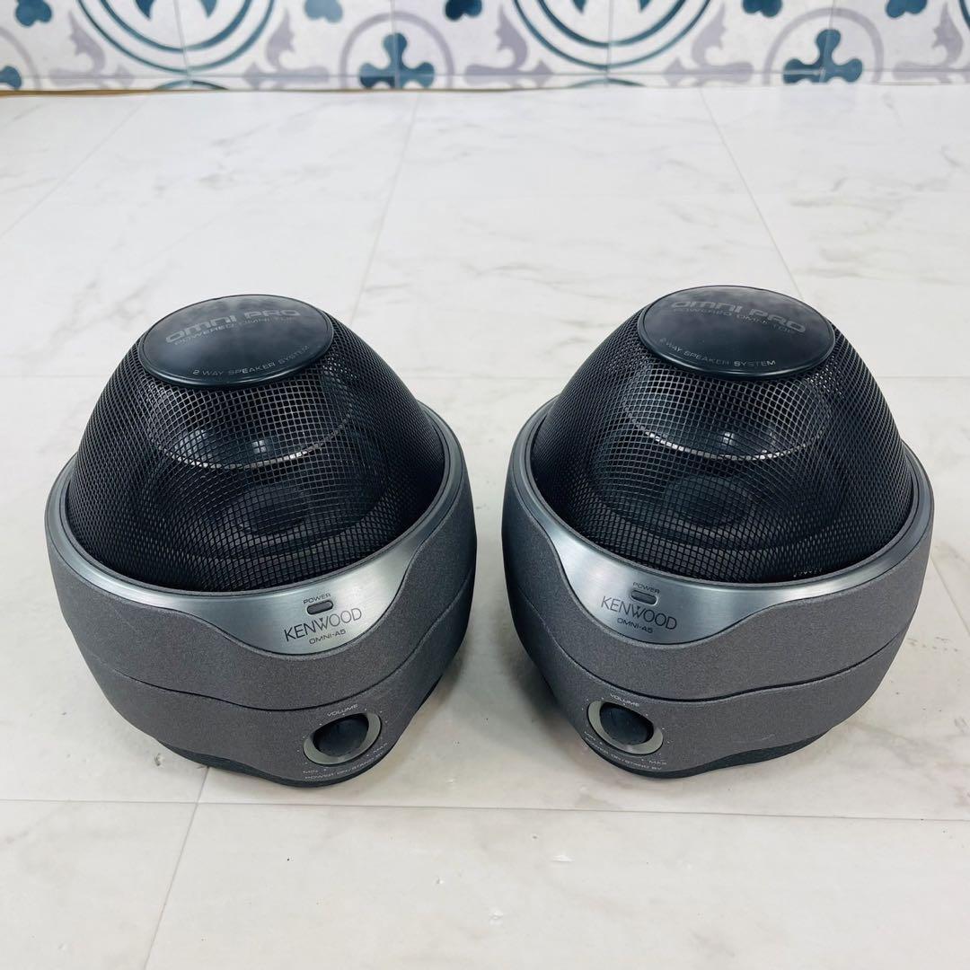 Kenwood Omni-A5 Loudspeaker with Built-in Amplifier, Black