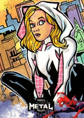 2022 Upper Deck Marvel Metal SPIDER-MAN 1/1 Sketch Card SPIDER