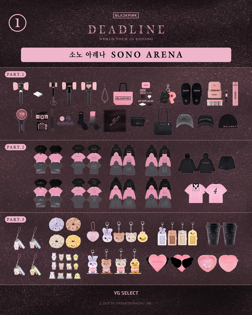 BLACKPINK WORLD TOUR DEADLINE GOYANG MERCH OFFICIAL PHOTOCARD MD