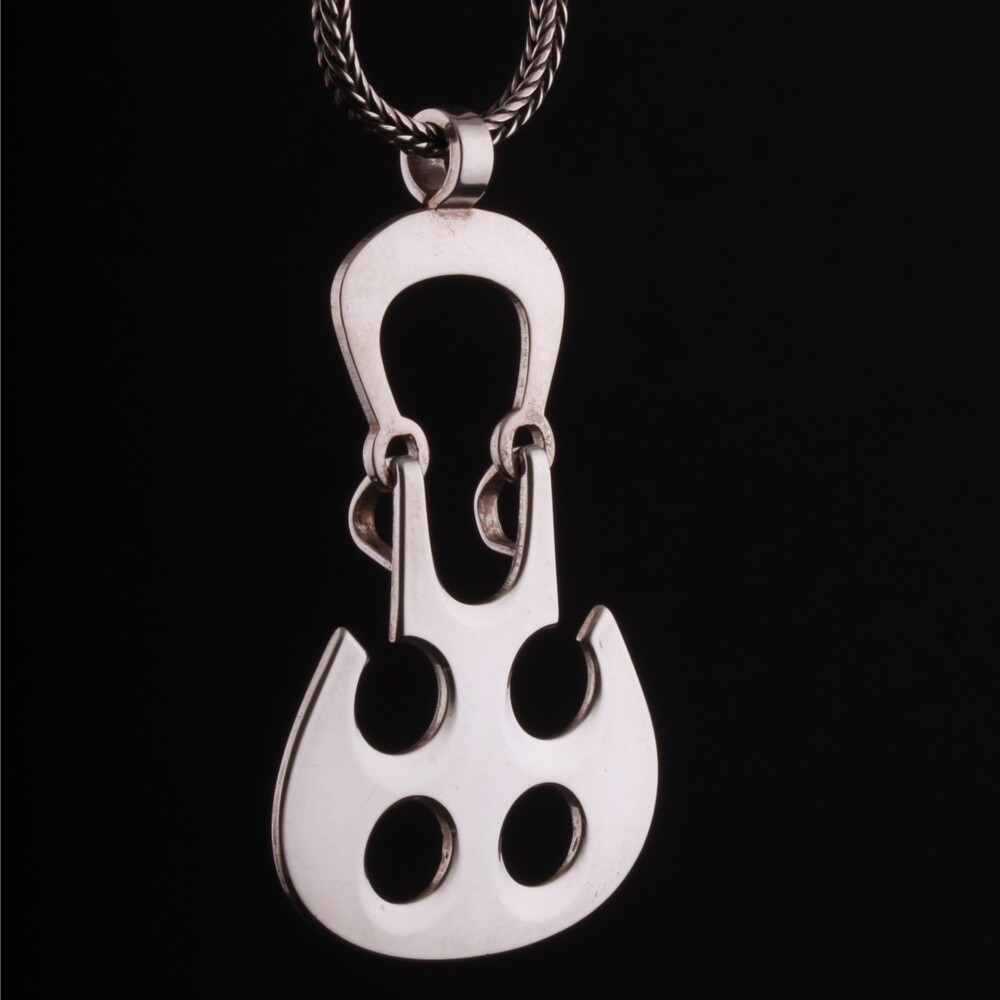 David Andersen Sterling Pendant. 925S, Vintage. Silver. Norway